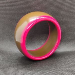 Lucite bangle bracelet